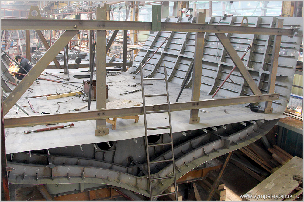 Строительство катера специального назначения проекта 21980 «Грачонок» заводской №01223