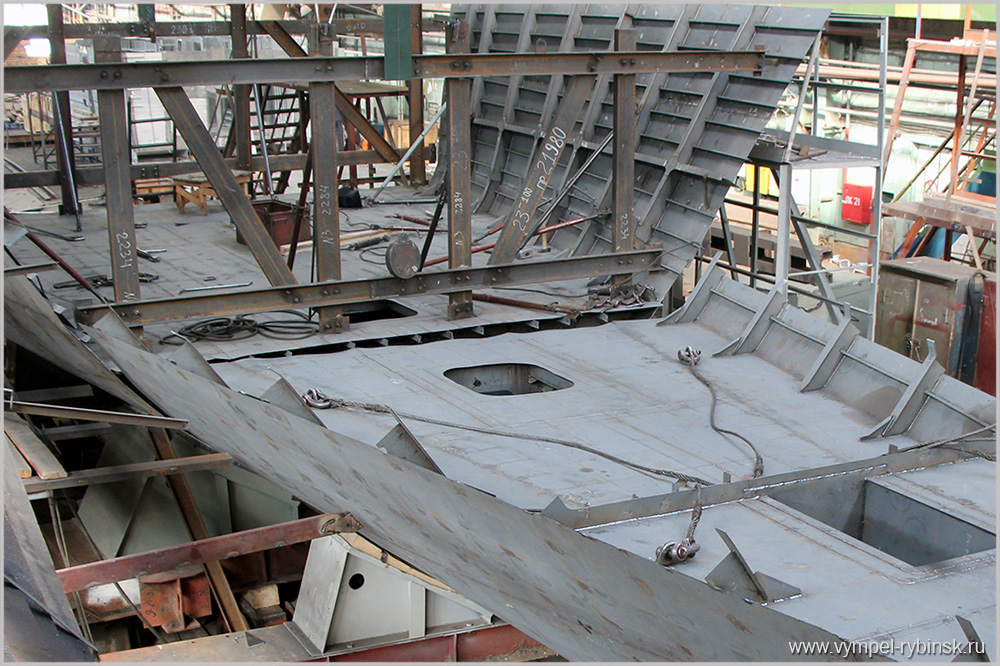 Строительство катера специального назначения проекта 21980 «Грачонок» заводской №01223
