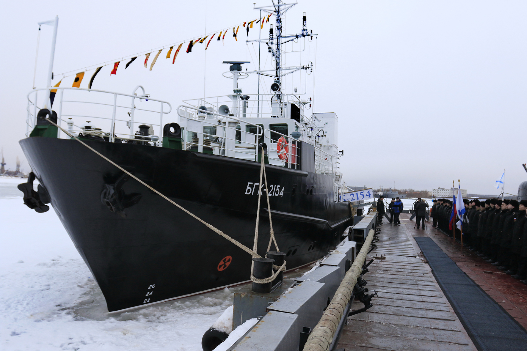 БГК-2154 вошёл в состав Северного флота
