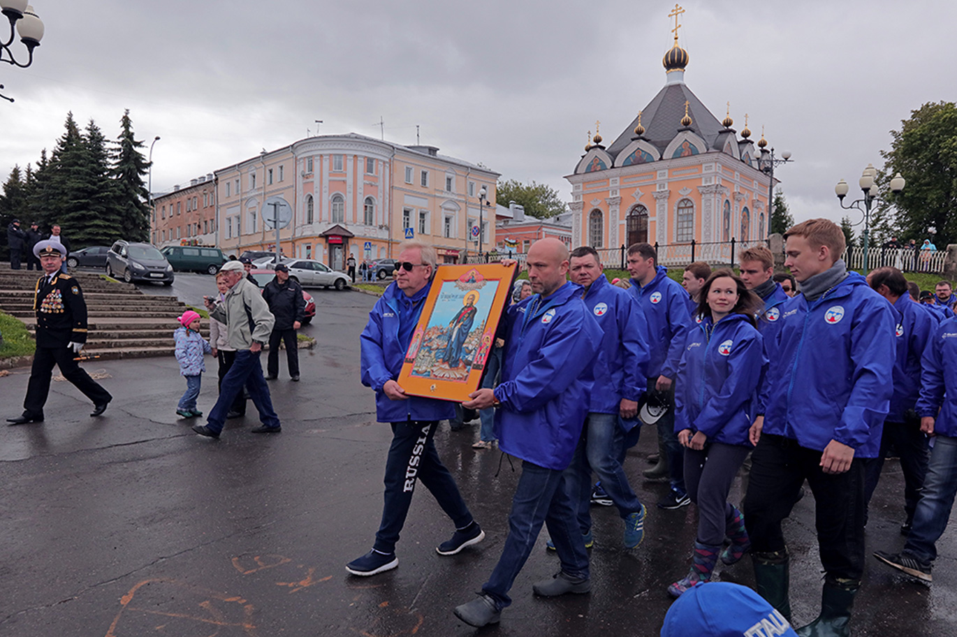 В Рыбинске встретили участников экспедиции «Голубое ожерелье России-2017