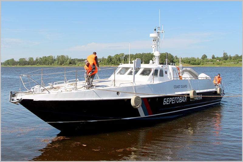 28 мая 2014г. Спуск на воду скоростного патрульного катера «Мангуст» проекта 12150
