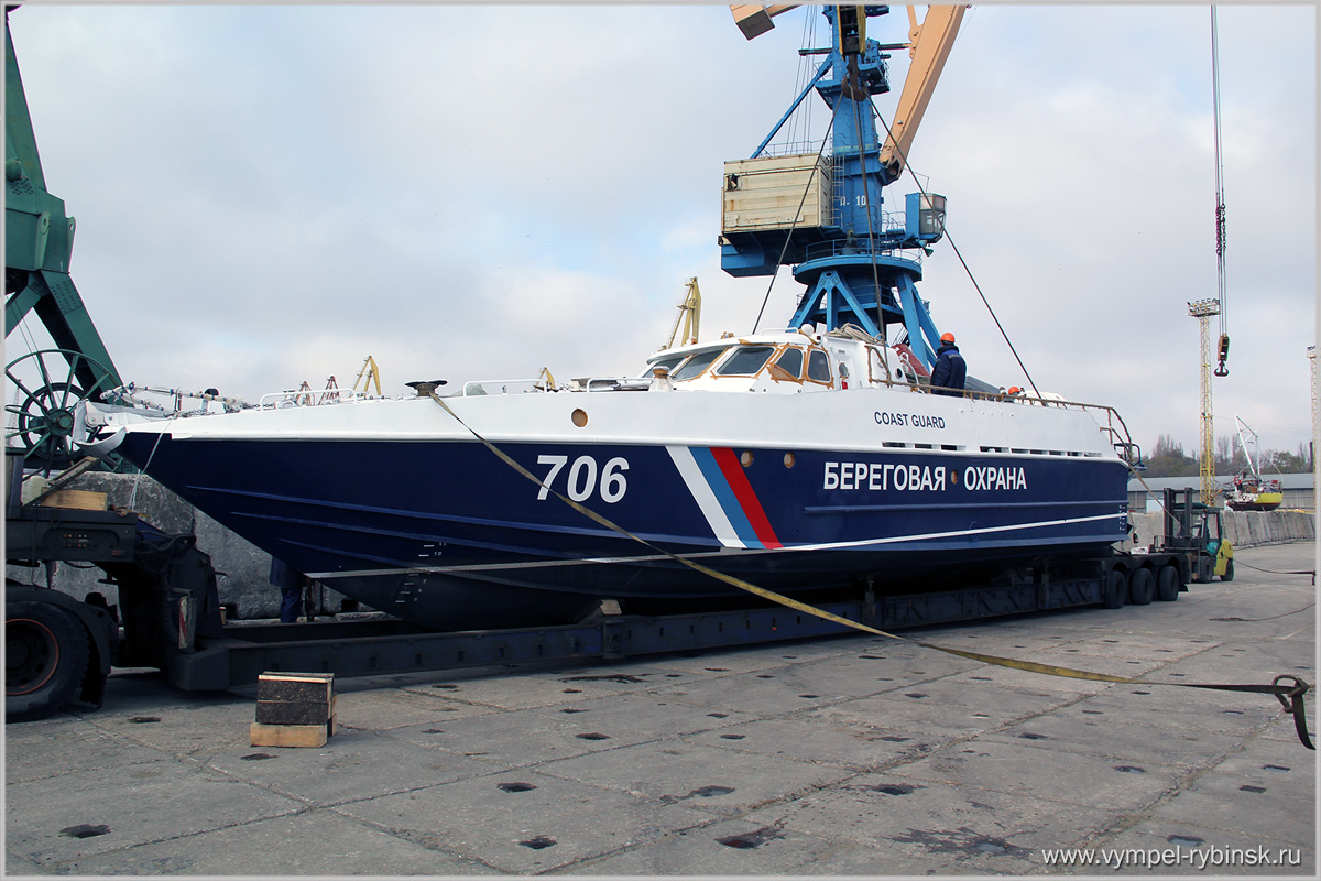27 ноября состоялся спуск на воду скоростного патрульного катера «Мангуст» проекта 12150 заводской № 02653