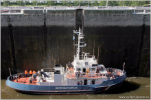 Морской буксир прибрежного плавания проекта 1496М1 (заводской № 01407) идет на испытания