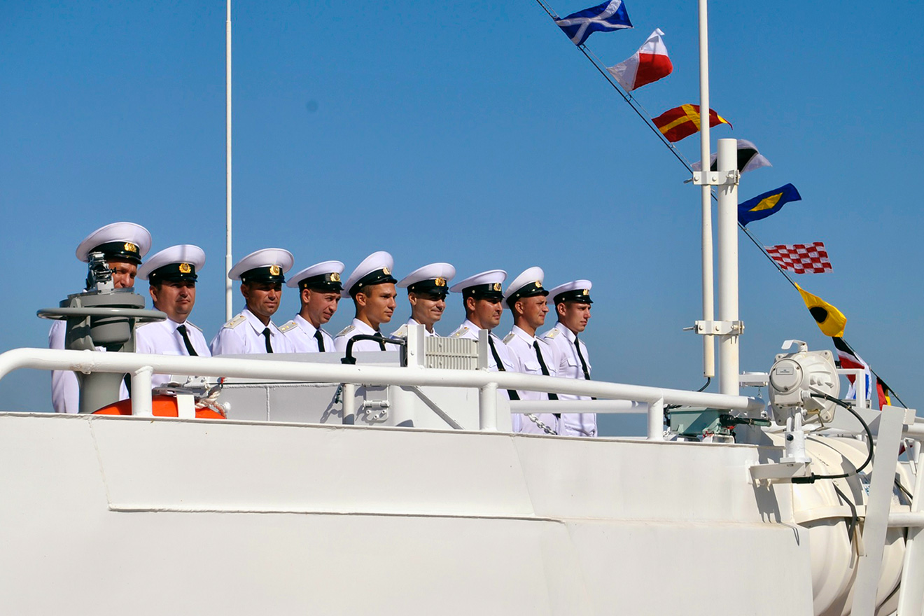 16 сентября 2021г. состоялся торжественный подъем флага на патрульном катере проекта 1496М1 (речной) зав.№01409