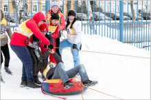 14 февраля 2015 г. Первый этап зимнего спортивно-творческого слёта молодёжи ОАО «ССЗ «Вымпел»